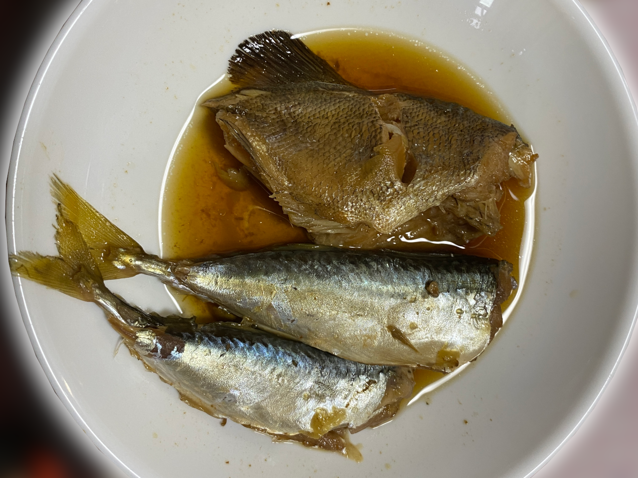 小サバとメバルの煮つけ