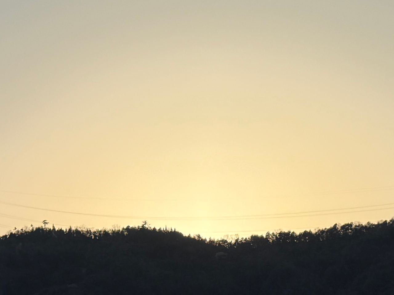 西の空、日が暮れて往く